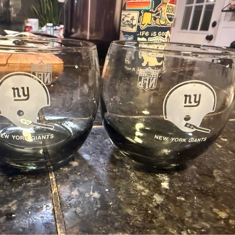 New York Giants Glass Tumblers